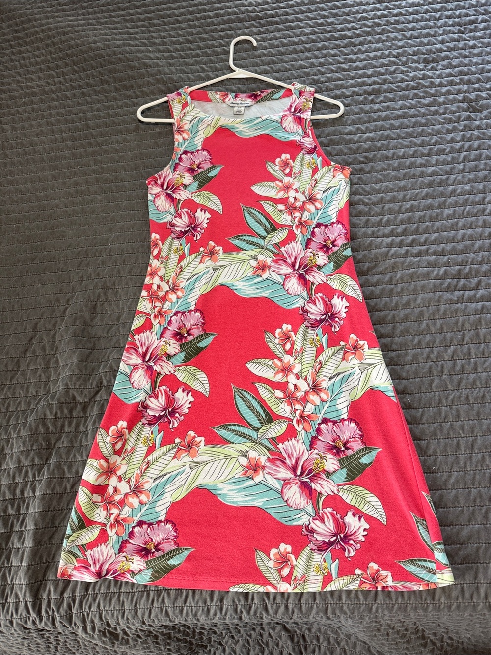Tommy Bahama Coral Floral Midi Dress
